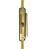 Jedo JV662 Espagnolette Bolts 3000mm Polished Brass