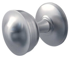Jedo Crown Mortice Door Knobs Satin Nickel