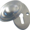 Jedo Lined Oval Covered Escutcheon 36x55mm Satin Nickel