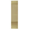 Jedo Plain Fingerplates 350x75mm Polished Brass