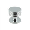 Ribbon Polished Chrome Mortice Knob