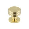 Ribbon Satin Brass Mortice Knob