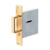 Jedo Sliding Door Edge Pull Polished Brass