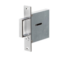Jedo Sliding Door Edge Pull Satin Chrome