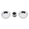 Jedo Circular Flush Pull Kits Polished Chrome