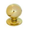 Jedo Bromley Centre Door Knobs 75mm Polished Brass