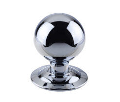 Jedo Bromley Centre Door Knobs 75mm Polished Chrome