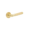 Jedo Bari Knurled Door Handles Satin Brass