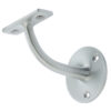 Jedo Solid Brass Handrail Brackets 75mm Satin Chrome