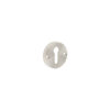 Contemporary Satin Nickel Escutcheons for Mortice Knobs