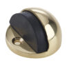 Jedo Oval Floor Mounted Door Stop 46x26mm Polished Brass