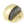 Jedo Oval Floor Mounted Door Stop 46x26mm Satin Brass