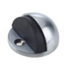 Jedo Oval Floor Mounted Door Stop 46x26mm Satin Chrome