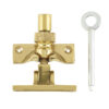 Jedo Lockable Brighton Fasteners 58mm Polished Brass