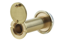 Jedo 180 Degree Door Viewers to Fit 50-70mm Doors FD30/60 C/W Intumescent Polished Brass