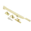 Modern Lockable Casement Stays 250mm Polished Brass