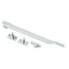 Modern Non Lockable Casement Stays 250mm Polished Chrome