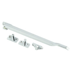 Modern Non Lockable Casement Stays 250mm Polished Chrome