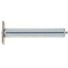 Jedo Concealed Door Closer with Rectangular Plate 140mm Nickel Plated