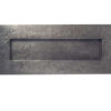 Antique Plain Letterplates 270x115mm Pewter
