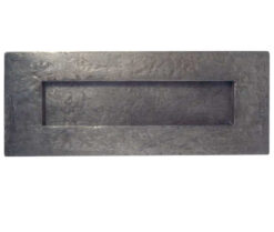 Antique Plain Letterplates 270x115mm Pewter