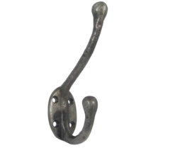 Antique Hat & Coat Hooks 125mm Pewter