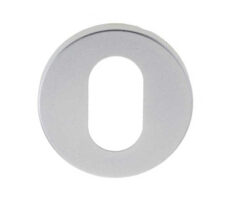 Oval Profile Escutcheon Satin Anodised Aluminium