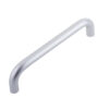 Aluminium 19mm D Shape Pull Handle Bolt Through Fixing F2 Finish 225x19mm Satin Anodised Aluminium