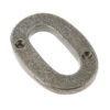 Valley Forge Door Numerals Pewter No. 0