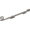 Valley Forge Curly Tail Casement Stays 305x15x6mm Pewter