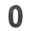 Valley Forge Door Numerals Black No. 0