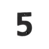 Valley Forge Door Numerals Black No. 5