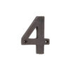 Valley Forge Door Numerals Beeswax No. 4