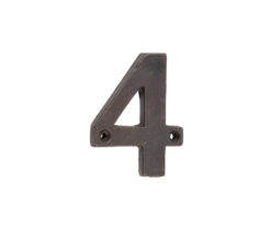 Valley Forge Door Numerals Beeswax No. 4