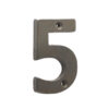 Valley Forge Door Numerals Beeswax No. 5