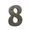 Valley Forge Door Numerals Beeswax No. 8
