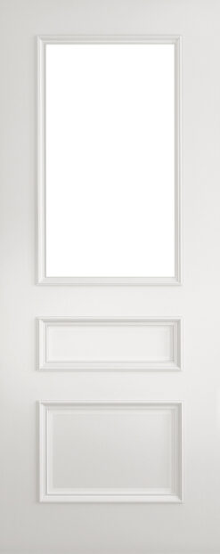 Mendes Internal White Primed Mayfair Clear Glazed Fire Door