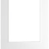 Deanta White Primed Sandringham Clear Bevelled Glazed Door