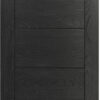 Deanta Internal Pre-Finished Brushed Black Oak Seville Fire Door