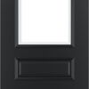 Deanta Internal Pre-Finished Black Windsor Clear Bevelled Glazed Door