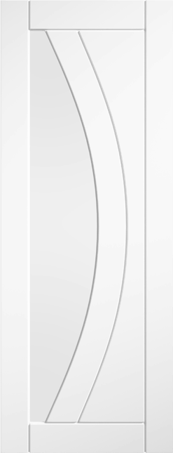 LPD White Primed Girona Clear Glazed Door