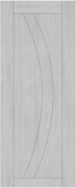 Deanta Pre-Finished Light Grey Ravello Fire Door