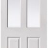 JB Kind White Moulded Canterbury Clear Glazed Door