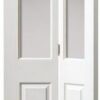 JB Kind White Moulded Canterbury Clear Glazed Bi-Fold Door