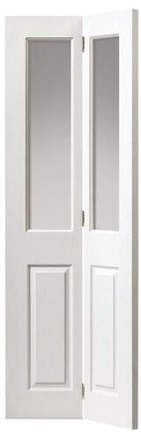 JB Kind White Moulded Canterbury Clear Glazed Bi-Fold Door